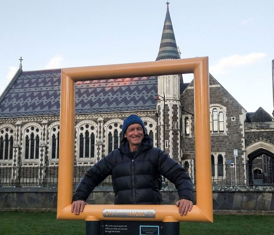 Craig at the Arts Centre in Christchurch