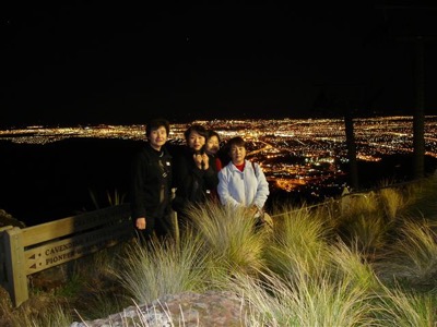 View from Port Hills on Christchurch Night Tour